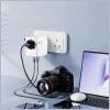 Адаптер подорожній 4smarts Nomad GaN 20W 2C+1A White (541645)