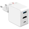 Подорожній зарядний пристрій 4smarts Flex Adapter Hub 65W GaN USB-C/USB-A/HDMI White (541711)