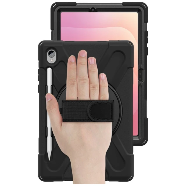 Чохол 4smarts Rugged Case Grip для Samsung Galaxy Tab S11 Black (541767)