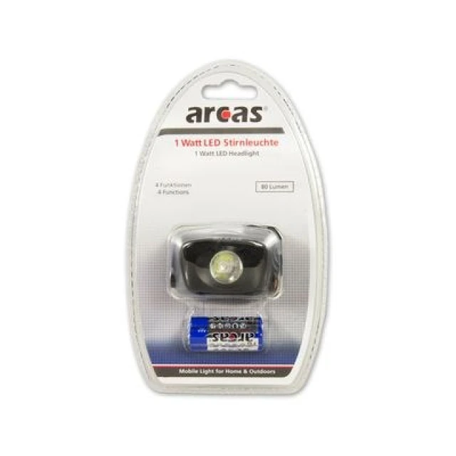 Налобный фонарь Arcas ARC1 LED 1 Вт 30-70 лм 3 режима (4260030255436)
