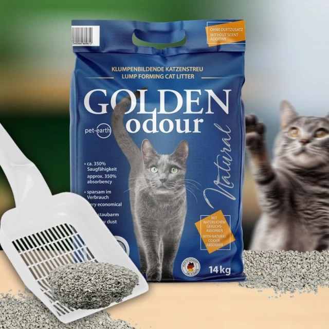 Наповнювач для котів Golden Grey Odour бентонітовий 7 кг (4260066669603)