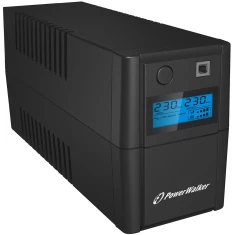 ДБЖ POWER WALKER Line-Interactive VI 850 SHL 850 ВА 2 розетки RJ11 USB LCD (4260074976489)