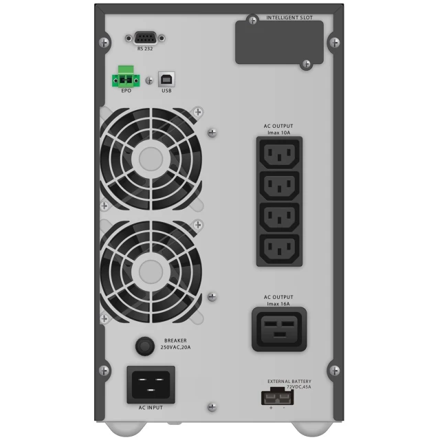 Джерело безперебійного живлення POWER WALKER VFI 3000 TGB TWR 3000VA (4260074979770)