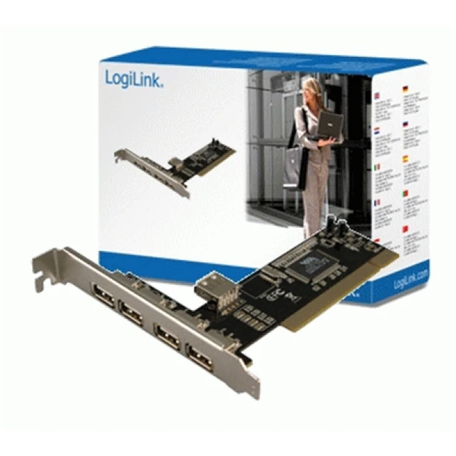 Плата розширення LogiLink PCI USB 2.0 5 портів (4260113563526)