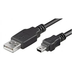 Кабель LogiLink USB-A на Mini-USB B 1,8 м Black (4260113564158)