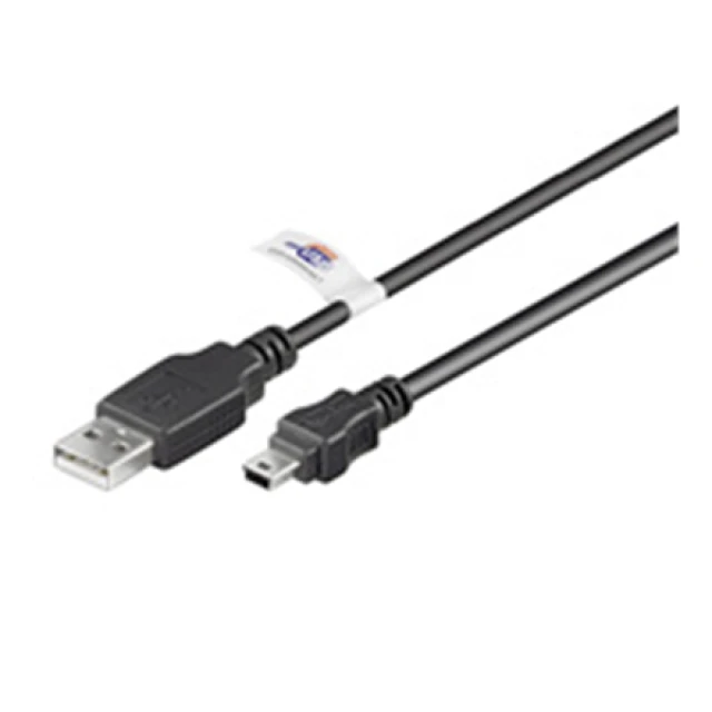 Кабель LogiLink USB-A на Mini-USB B 1,8 м Black (4260113564158)