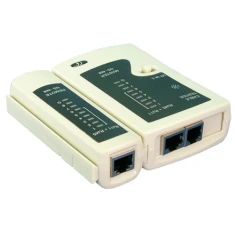 Тестер кабелю LogiLink RJ11/RJ12/RJ45 з віддаленим модулем (4260113564226)