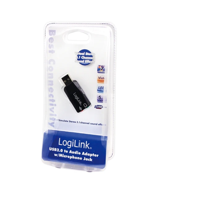 Звукова карта LogiLink USB 5.1 (4260113566183)