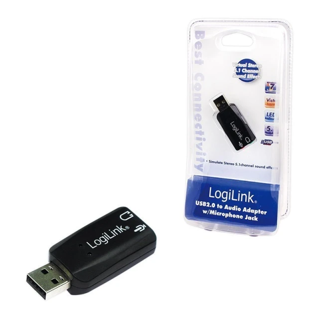 Звукова карта LogiLink USB 5.1 (4260113566183)