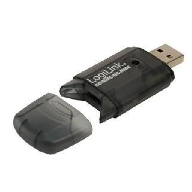 Картридер LogiLink USB 2.0 для MMC RS-MMC SD SDHC (4260113566916)