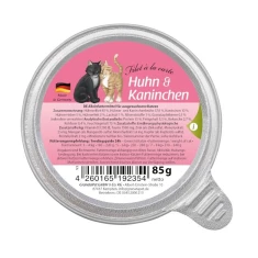 Вологий корм для котів GranataPet Filet a la carte з куркою та кроликом 85 г (4260165192354)