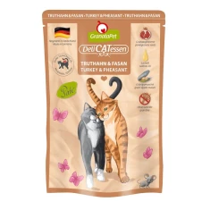 Вологий корм для котів GranataPet DeliCatessen з індичкою та фазаном 85 г (4260165197724)