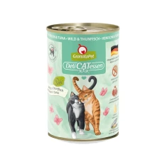 Вологий корм для котів GranataPet DeliCatessen з дичиною та тунцем 400 г (4260165198141)