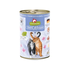 Вологий корм для котів GranataPet DeliCatessen з тунцем та качкою 400 г (4260165198226)