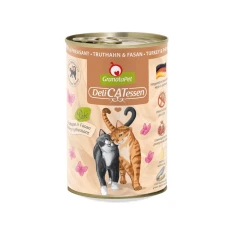 Вологий корм для котів GranataPet DeliCatessen з індичкою та фазаном 400 г (4260165198325)