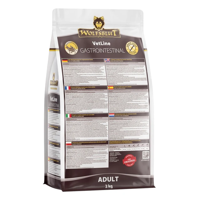 Ветеринарна дієта для собак WOLFSBLUT Vetline Gastrointestinal 2 кг (4260603786541)