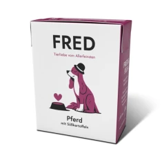 Вологий корм для собак Fred & Felia з кониною та картоплею 390 г (4260683140547)