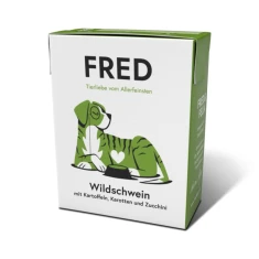 Вологий корм для собак Fred & Felia з дичиною 390 г (4260683140837)
