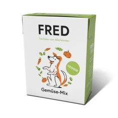 Вологий корм для собак Fred & Felia овочевий мікс 390 г (4260683143067)