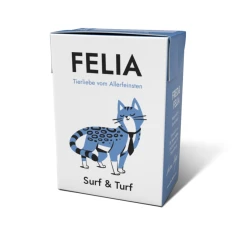 Вологий корм для котів Fred & Felia Surf & Turf з яловичиною та рибою 190 г (4260683145528)