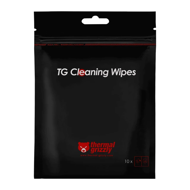 Серветки для очищення Thermal Grizzly Cleaning Wipes (4260711991042)