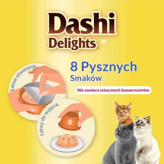 Бульйон для котів INABA Dashi Delights з куркою та пластівцями тунця 70 г (4262365730657)