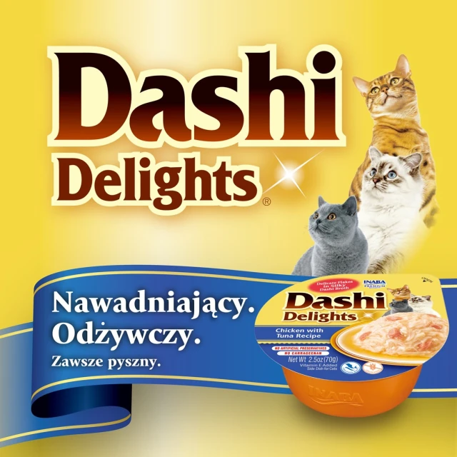 Бульйон для котів INABA Dashi Delights з лососем 70 г (4262365730664)