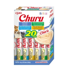 Ласощі для котів INABA Churu Varieties з тунцем 20 шт x 14 г (4262365731241)