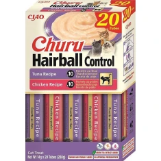 Ласощі для котів INABA Churu Hairball Variety 20 шт x 14 г (4262365731388)