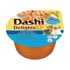 Вологий корм для котів INABA Dashi Delights з тунцем 70 г (4262365731937)