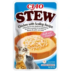 Рагу для котів INABA Ciao з куркою та гребінцями 40 г (4262365738448)