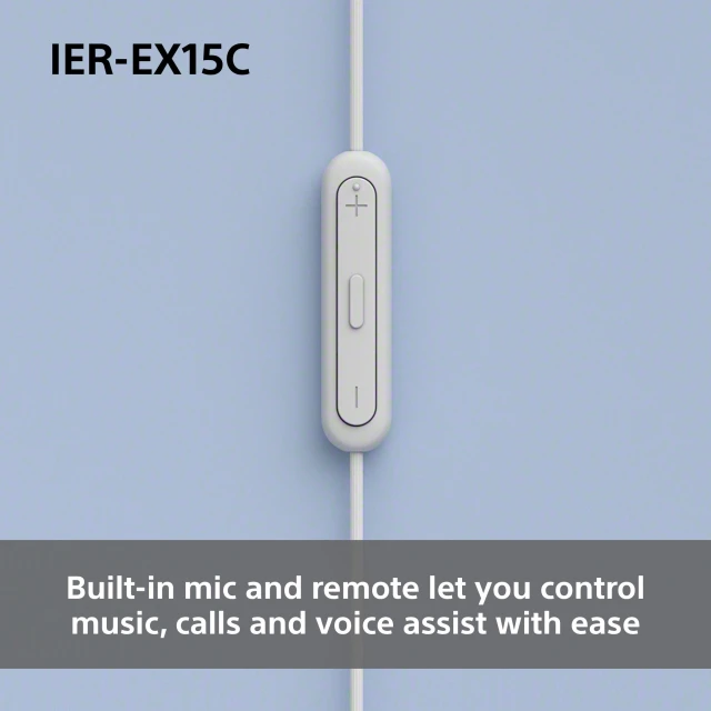 Навушники Sony IER-EX15C White (4548736170599)