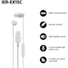 Навушники Sony IER-EX15C White (4548736170599)