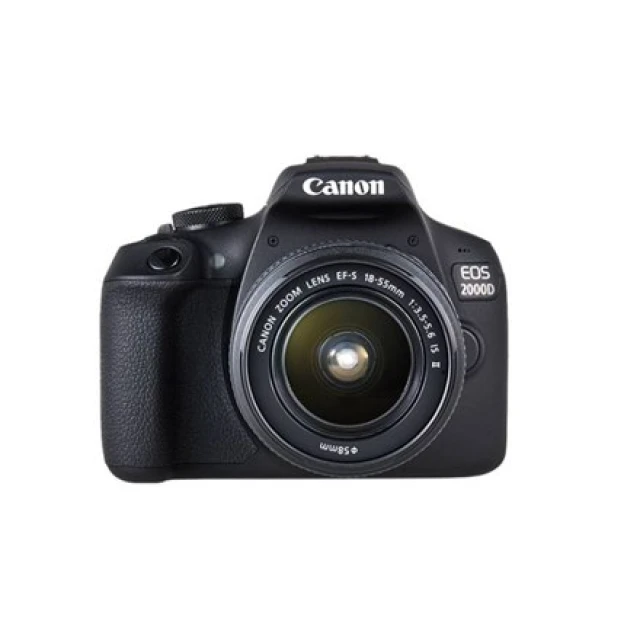 Фотоапарат Canon EOS 2000D з об'єктивом EF-S 18-55mm III 24.1 Мп Black (4549292111842)
