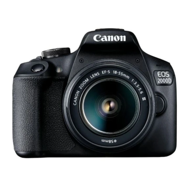 Фотоапарат Canon EOS 2000D з об'єктивом EF-S 18-55mm III 24.1 Мп Black (4549292111842)