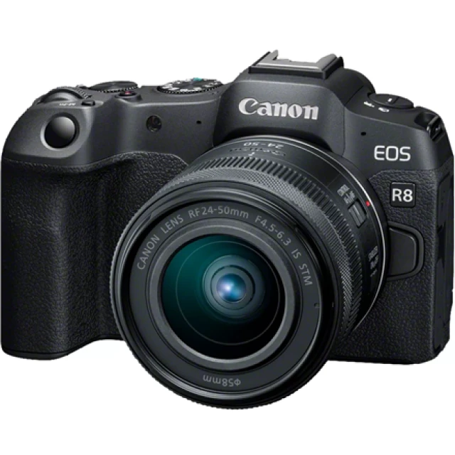 Фотоапарат Canon EOS R8 з об'єктивом RF 24-50mm F4.5-6.3 IS STM 24.2 Мп Black (4549292204889)