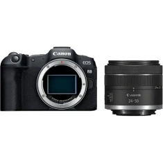 Фотоапарат Canon EOS R8 з об'єктивом RF 24-50mm F4.5-6.3 IS STM 24.2 Мп Black (4549292204889)