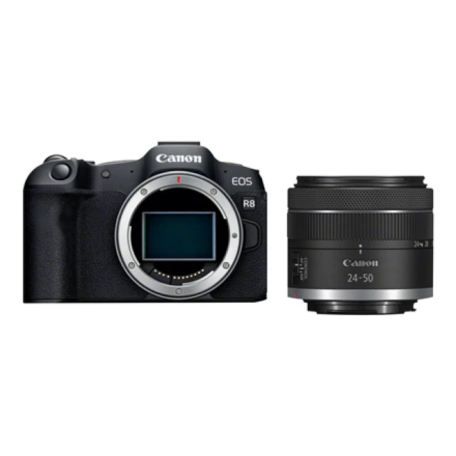 Фотоапарат Canon EOS R8 з об'єктивом RF 24-50mm F4.5-6.3 IS STM 24.2 Мп Black (4549292204889)