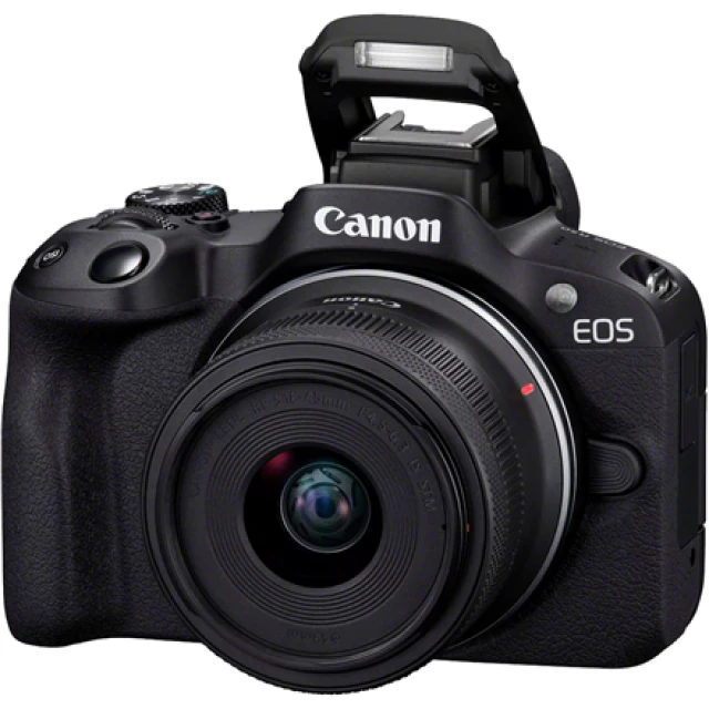 Фотоапарат Canon EOS R50 з об'єктивом RF-S 18-45mm F4.5-6.3 IS STM Black (4549292205046)