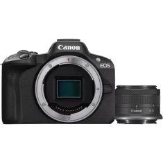 Фотоапарат Canon EOS R50 з об'єктивом RF-S 18-45mm F4.5-6.3 IS STM Black (4549292205046)