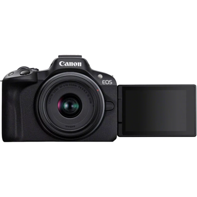 Фотоапарат Canon EOS R50 з об'єктивом RF-S 18-45mm F4.5-6.3 IS STM Black (4549292205046)
