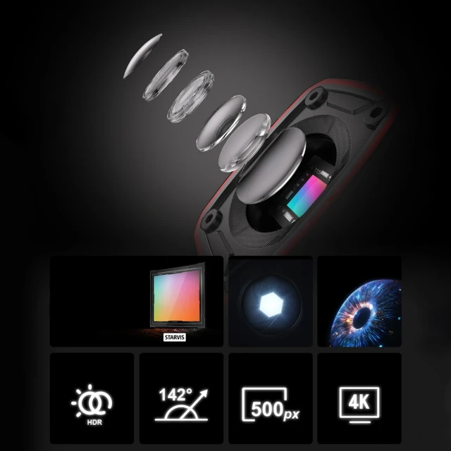 Відеореєстратор для мотоцикла AKEEYO AKY-710S 4K Black (4570097934657)