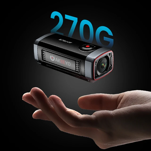 Екшн-камера AKEEYO 710 Lite Black видеореєстратор на кермо велосипеда (4570097935685)