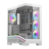 Корпус комп'ютерний Darkflash K430 + 6 вентиляторів White (K430 White +6F)