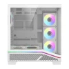 Корпус комп'ютерний Darkflash K430 + 6 вентиляторів White (K430 White +6F)