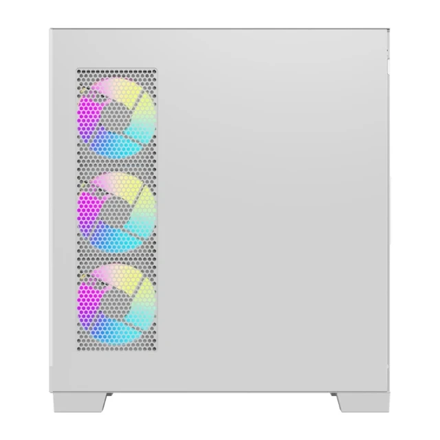 Корпус комп'ютерний Darkflash K430 + 6 вентиляторів White (K430 White +6F)