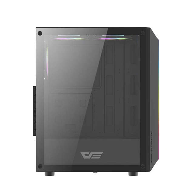 Корпус комп'ютерний Darkflash DK151 + 3 вентилятори RGB Black