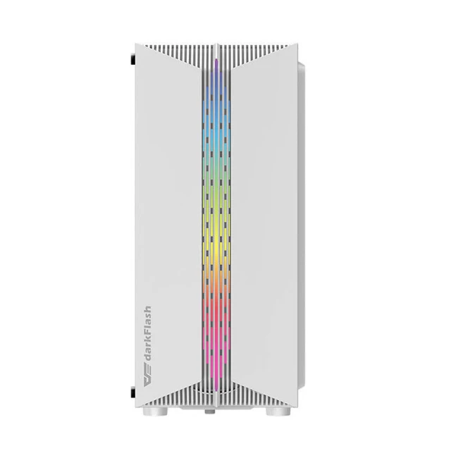 Корпус комп'ютерний Darkflash DK151 + 3 вентилятори RGB White (DK151)