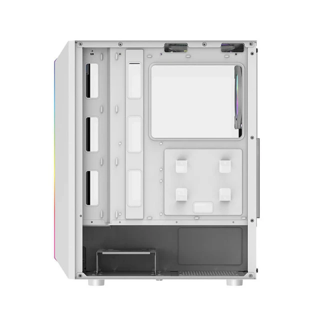 Корпус комп'ютерний Darkflash DK151 + 3 вентилятори RGB White (DK151)