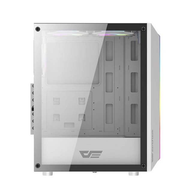 Корпус комп'ютерний Darkflash DK151 + 3 вентилятори RGB White (DK151)